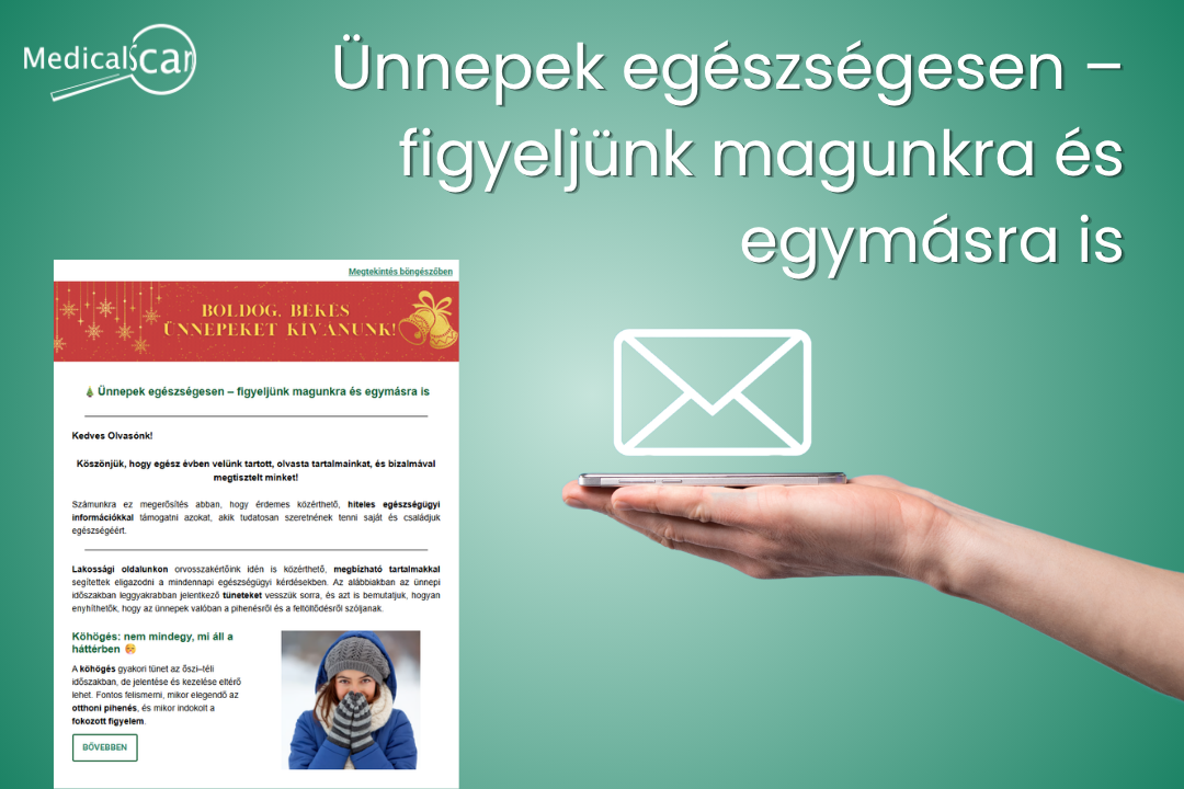 Ünnepek egészségesen – figyeljünk magunkra és egymásra is